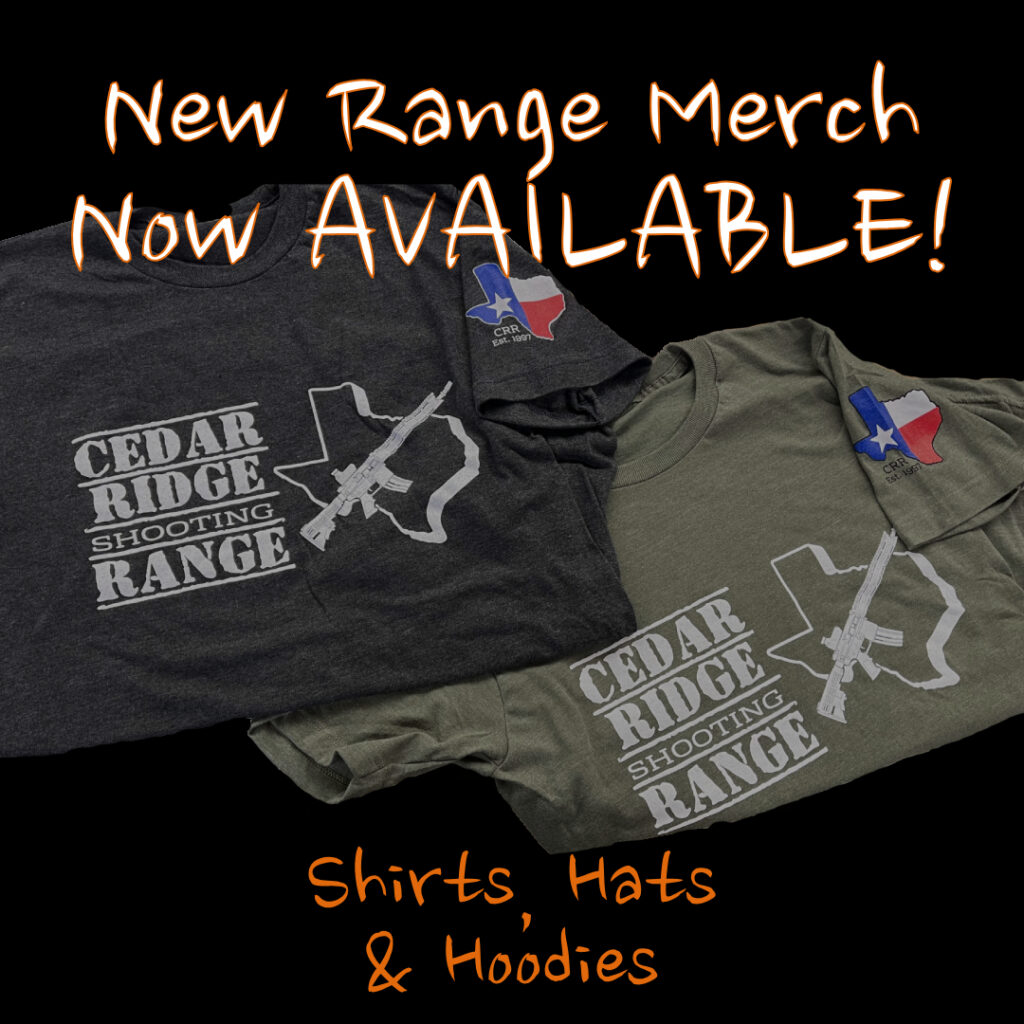 Shooting Range Merchandise Available