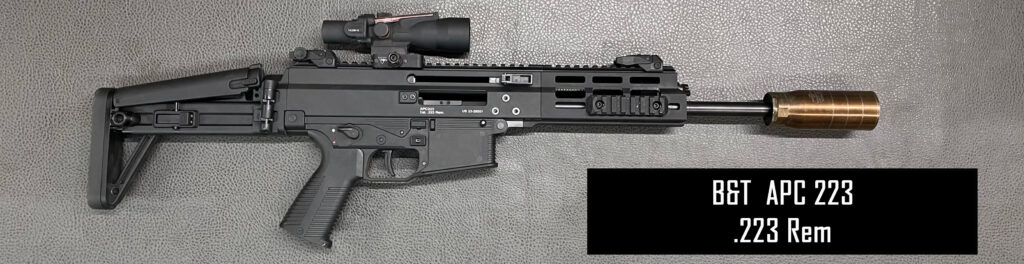 Firearm Rental
B&T APC223
.223 Rem
