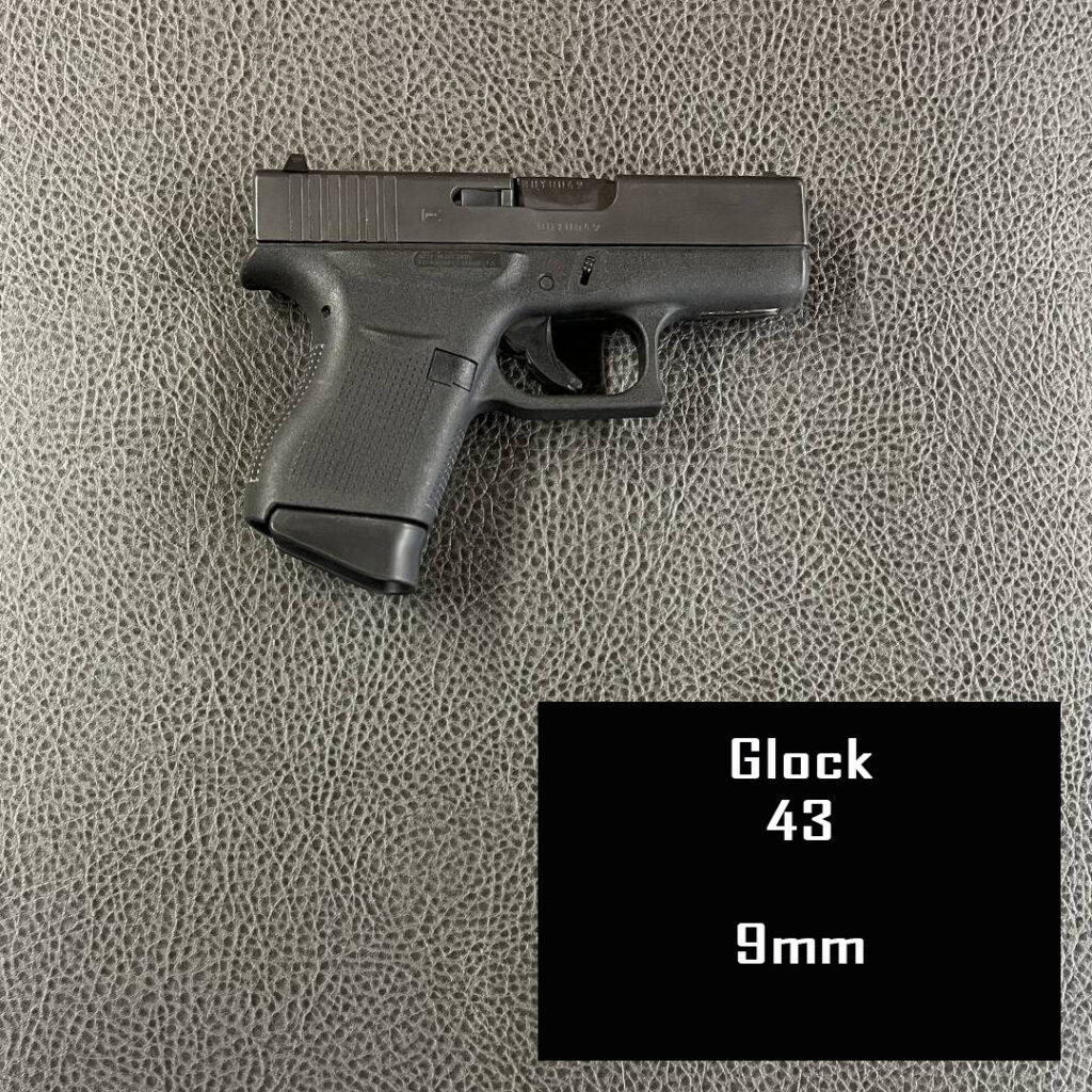 Firearm Rental
Glock 43
9mm