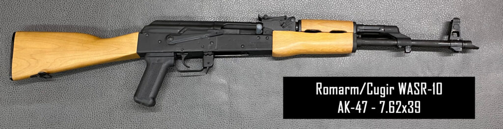 Firearm Rental
Romarm/Cugir WASR-10
AK-47 7.62x39