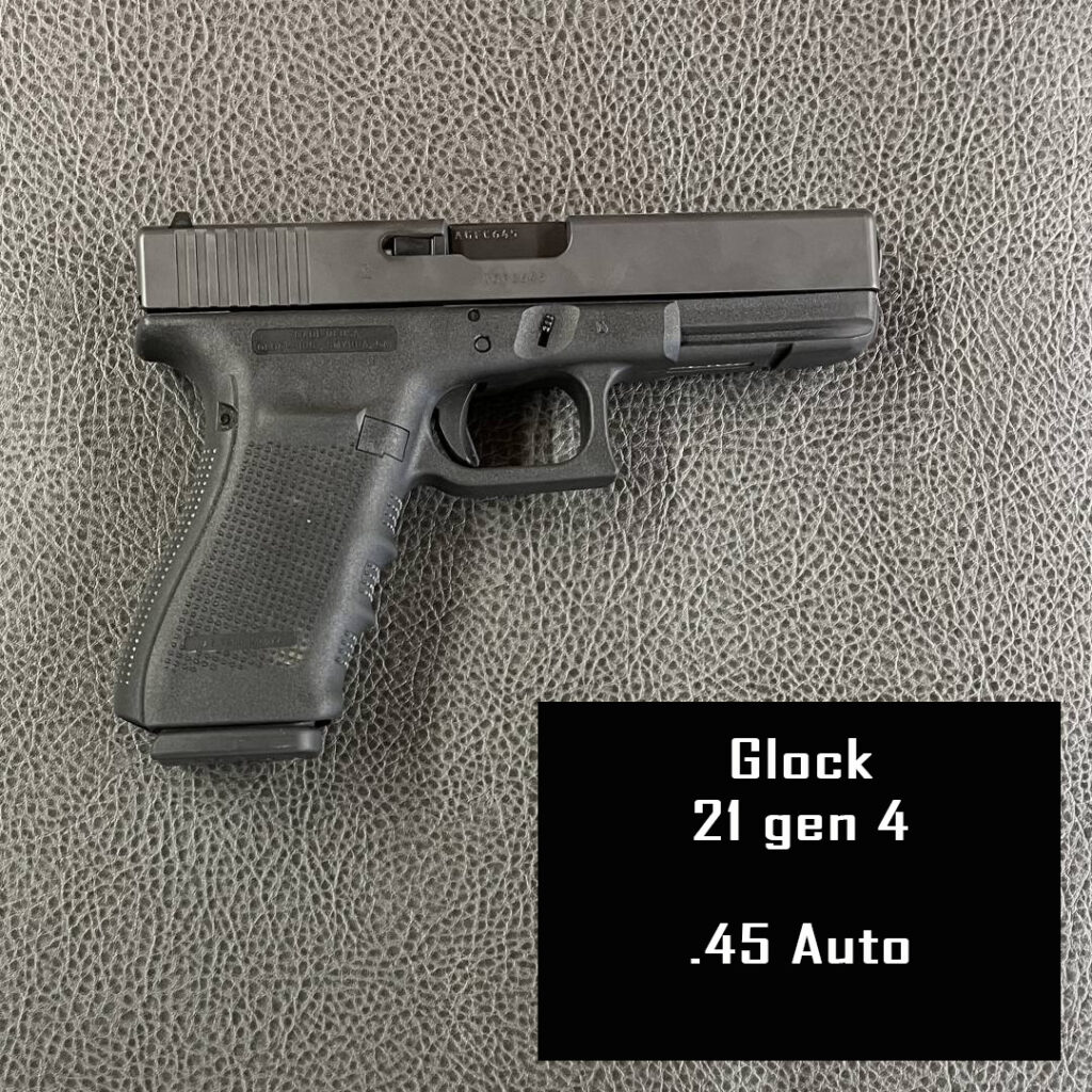 Firearm Rental
Glock 21 gen 4
.45 Auto