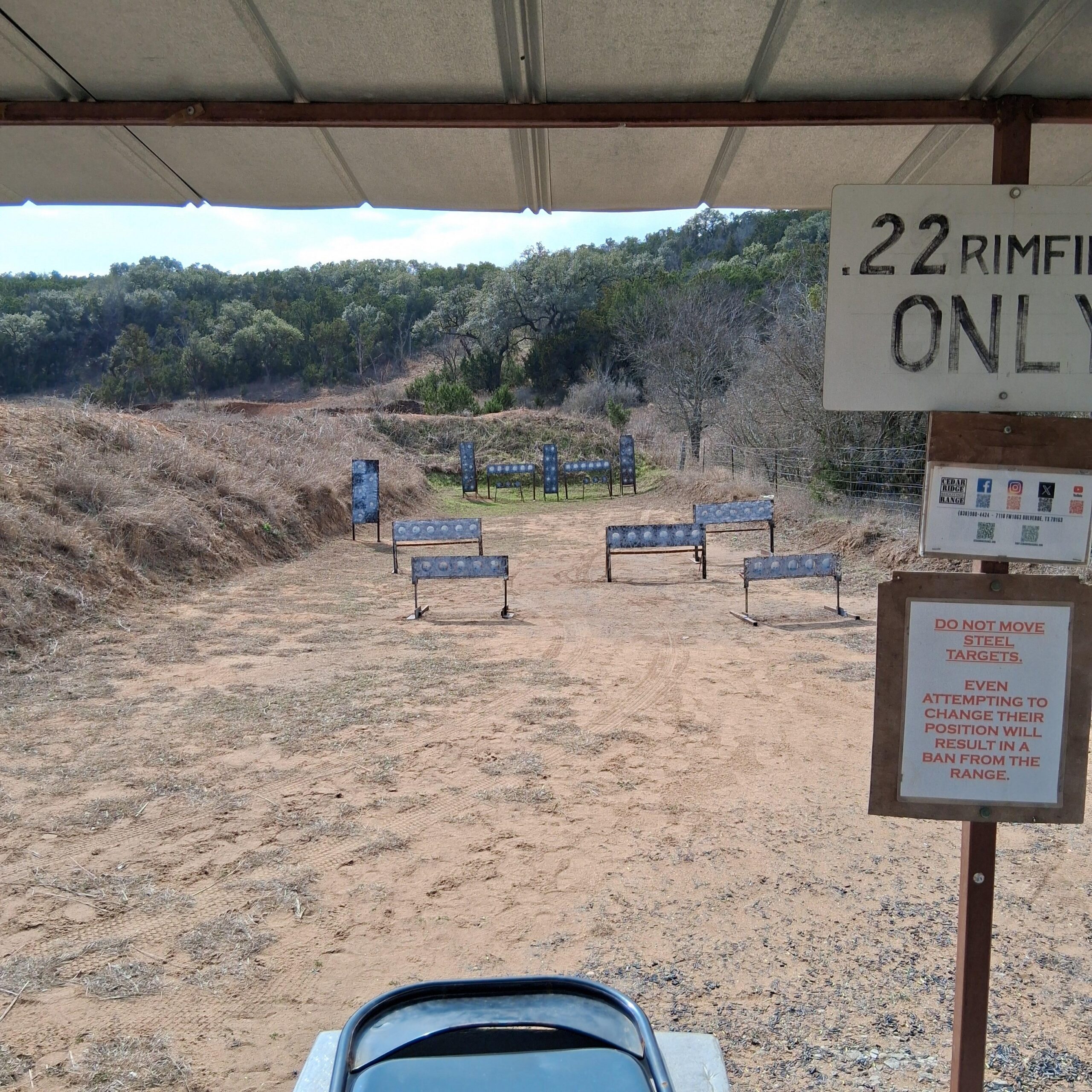 .22 Rimfire Steel Bay at Cedar Ridge Range