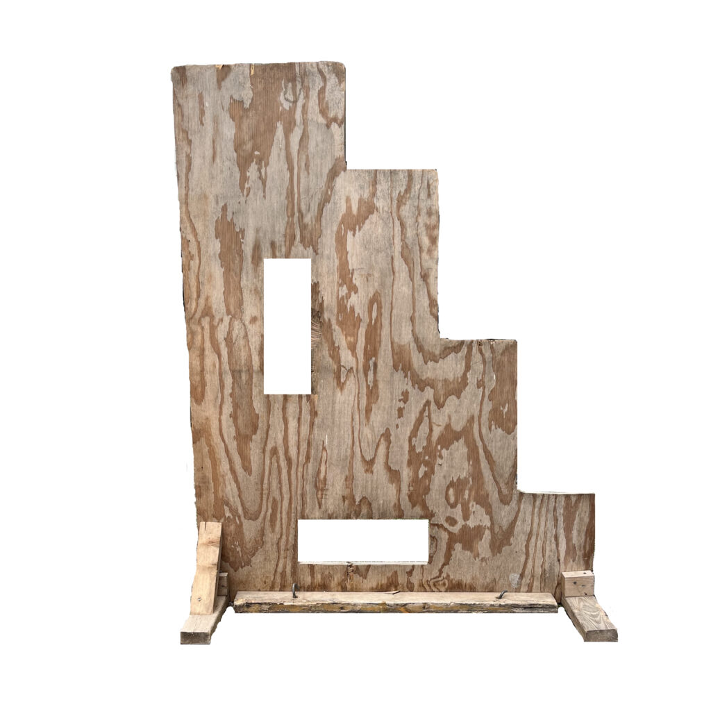 Wood Barricade rental equipment
